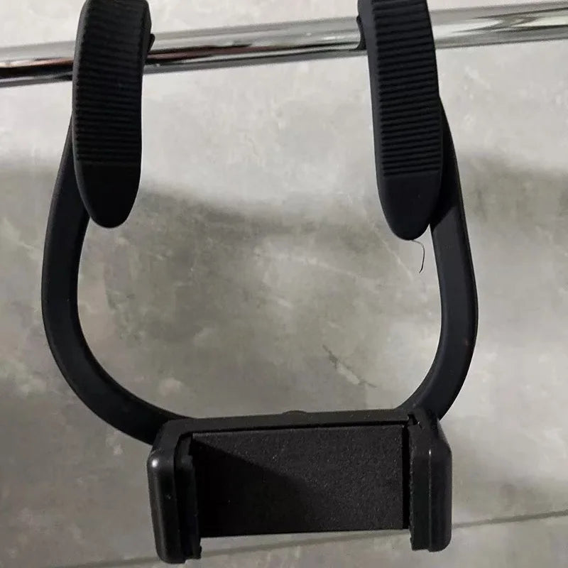 Phone Holder For Treadmill Folding Cellphone Bracket For Gym Hose Design Bendable Treadmill Phone Stand For Shopping Cart Zpaxo