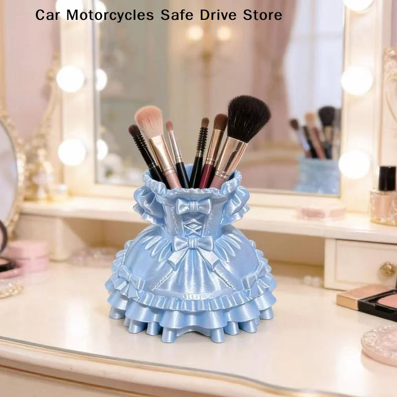 CMPrincess Dress Lolita Cute Desktop Storage Box Pen Holder Cosmetic