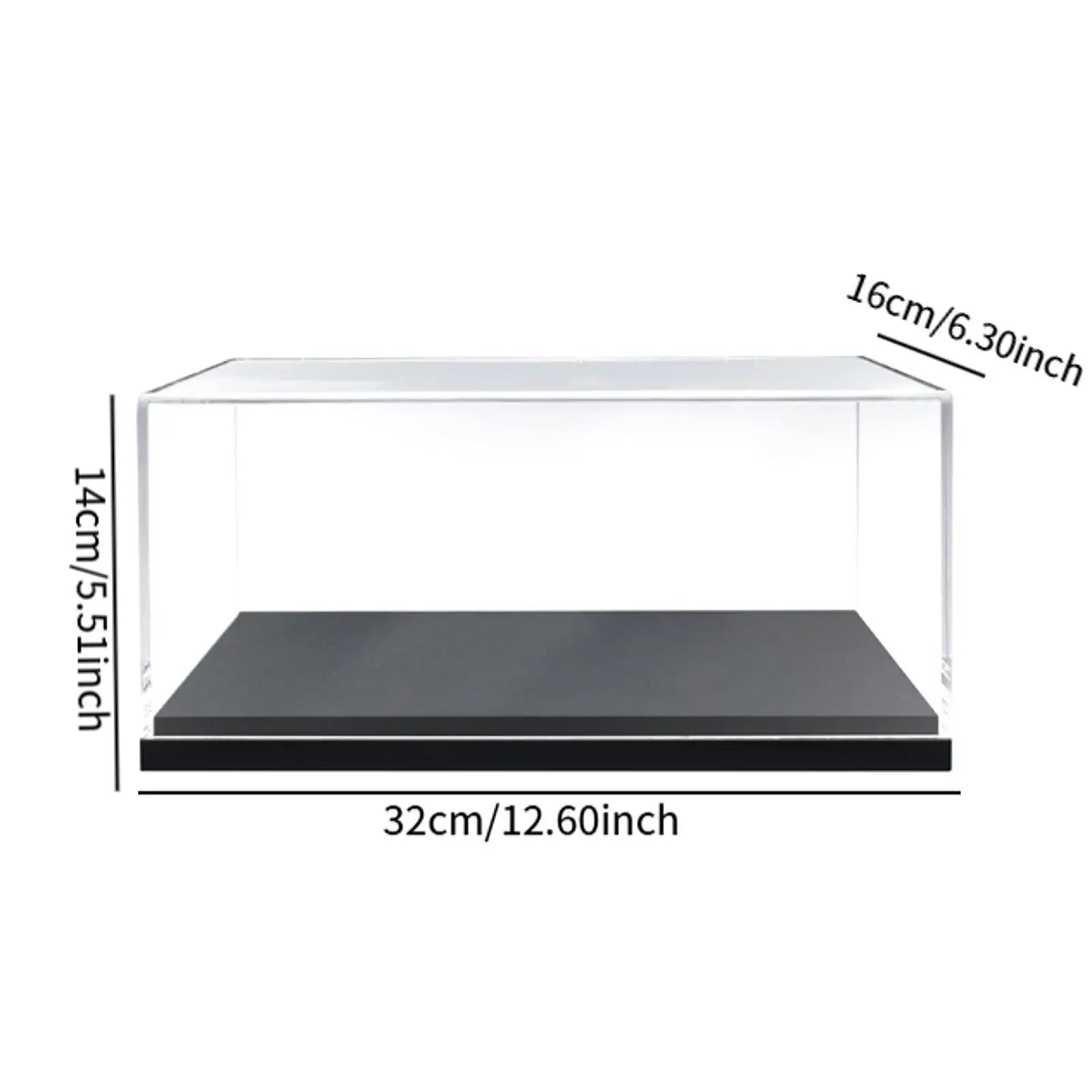 Stackable Clear Acrylic Display Case for 1/18 Model Cars & Figures Acrylic Display Case Zpaxo