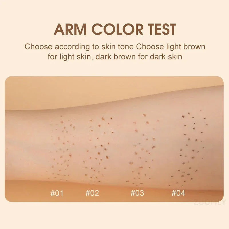 4PC Natural Freckle Pencil Dot Spot Pen Create Effortless Sunkissed Makeup Long Lasting Waterproof Soft Brown Freckle Makeup Pen Zpaxo