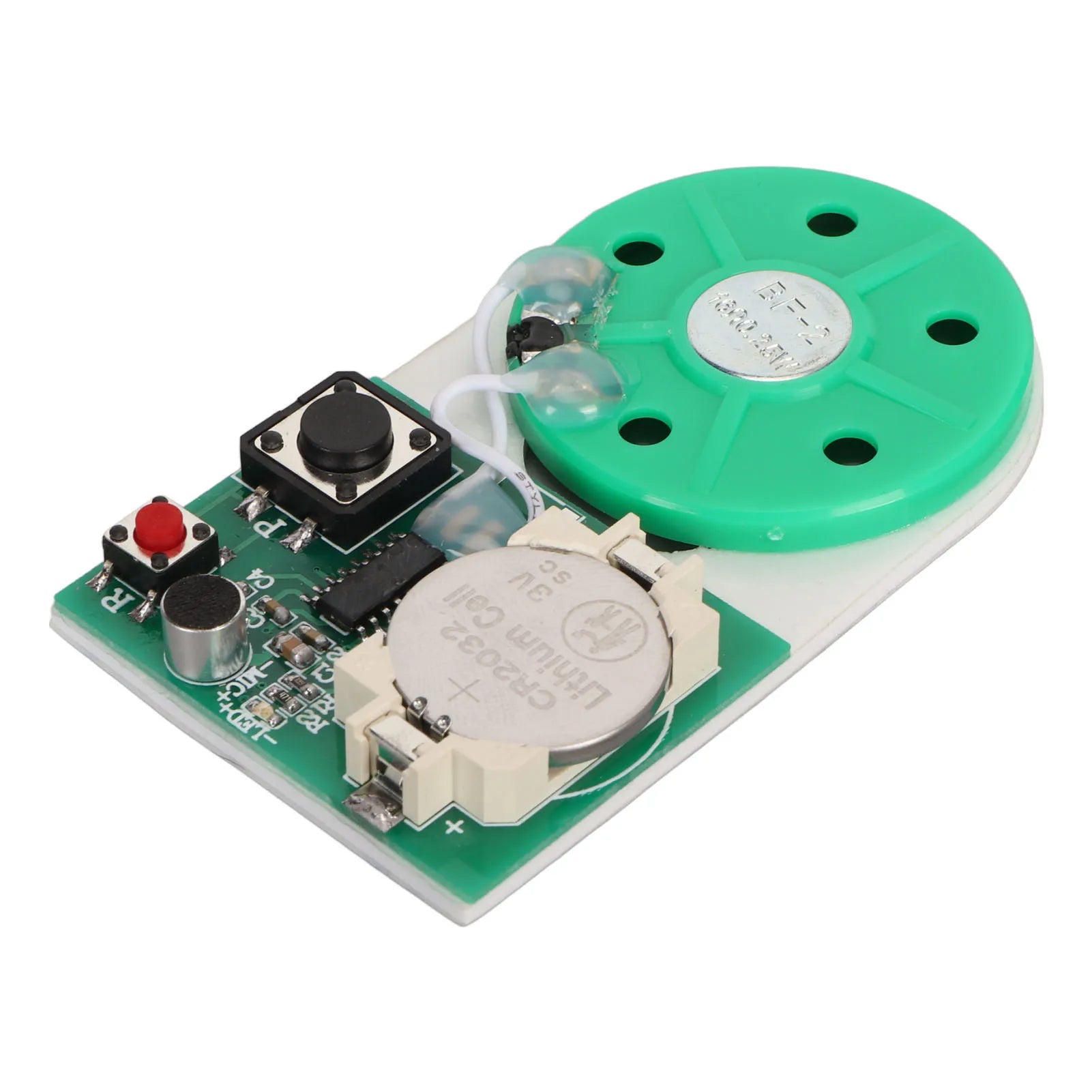 Recording Module 25 Seconds with Double Faced Adhesive Tape Professional Button DIY Sound Chip Module for Greeting Card Zpaxo