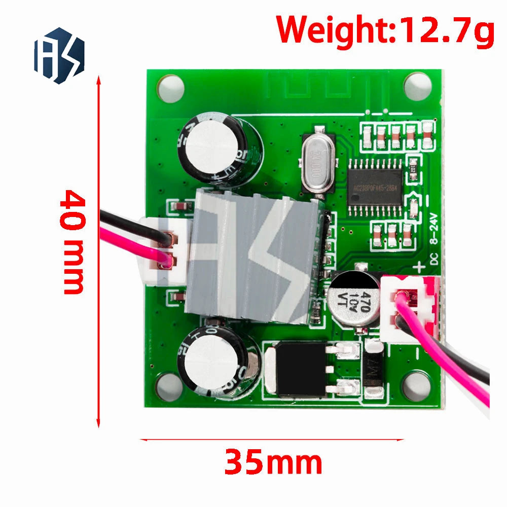 30W TWS Stereo Bluetooth 5 3 Amplifier Board 12-24V DC Dual-channel Zpaxo