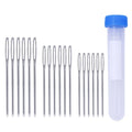 Large-eye Blunt Tapestry Set Metal Craft Accessories for Embroidery Darning and Quilting Zpaxo as described