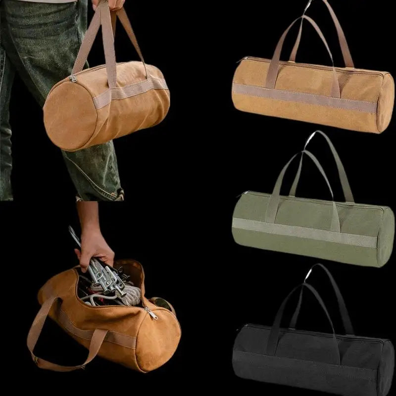 Rugged Auto Repair Tool Bag Cowhide Woodworking Electrician Strong Zpaxo