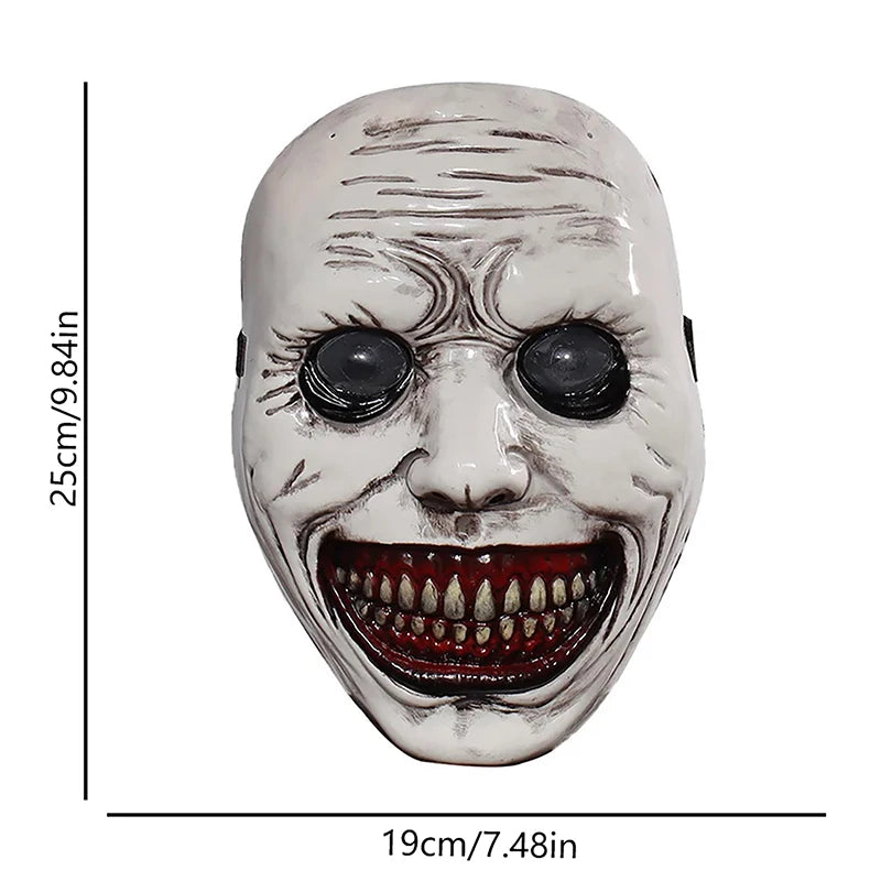 MTerror Exorcist Smiling Plastic Mask Cosplay Creepy Demon Ghost Face