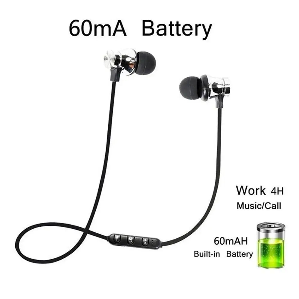 Sports Running Bluetooth 4.2 Earphone Magnetic Wireless Headphones With HD Microphone Bass 3D Stereo Earphones For Huawei Xiaomi Zpaxo