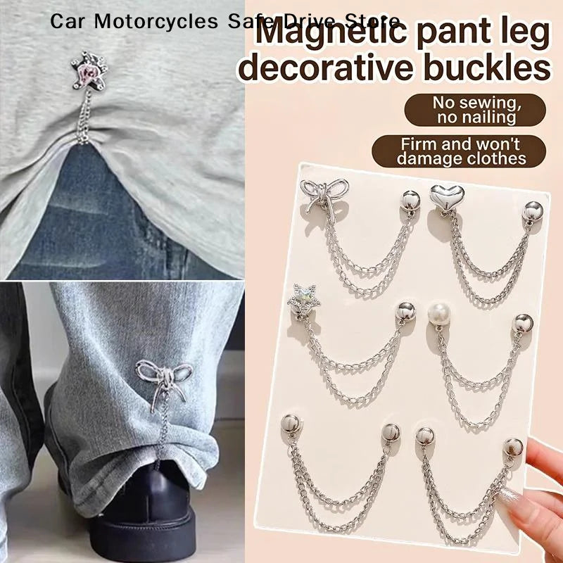 Magnetic Clothing Clips Strong Force Cardigans Cuffs Hijab Pinless