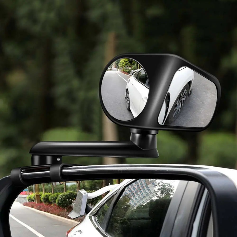 Car Accessories Round Square Wide Angle Double Direction Blind Spot Zpaxo