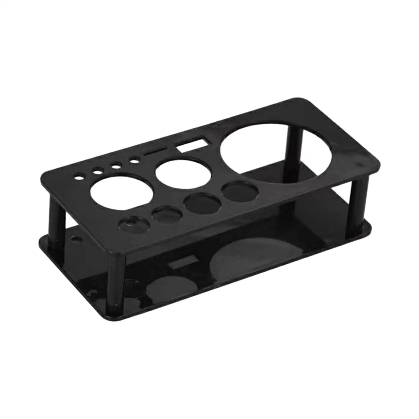 Bartending Tool Holder Bottle Rack Accessories Portable Cocktail Shaker Stand for Party Bar Wedding Cocktail Zpaxo black