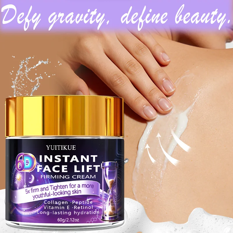 YUITIKUE 6D Instant Face Lift Firming Cream – Tighten & Smooth Face Firming Cream Zpaxo