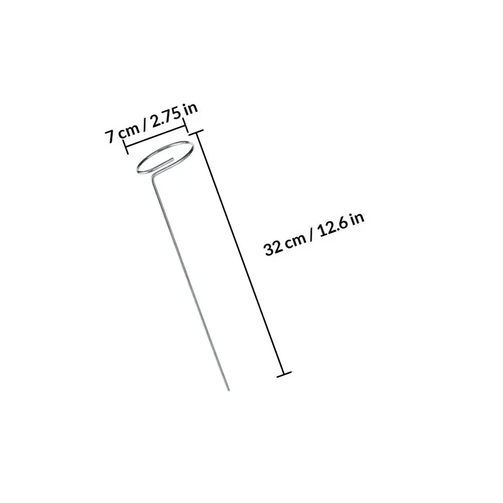 8Pcs Plant Support Stakes Iron Garden Flower Support Bracket Climbing Plant Rack for Potted Plants Tomatoes Vines Vegetables Zpaxo
