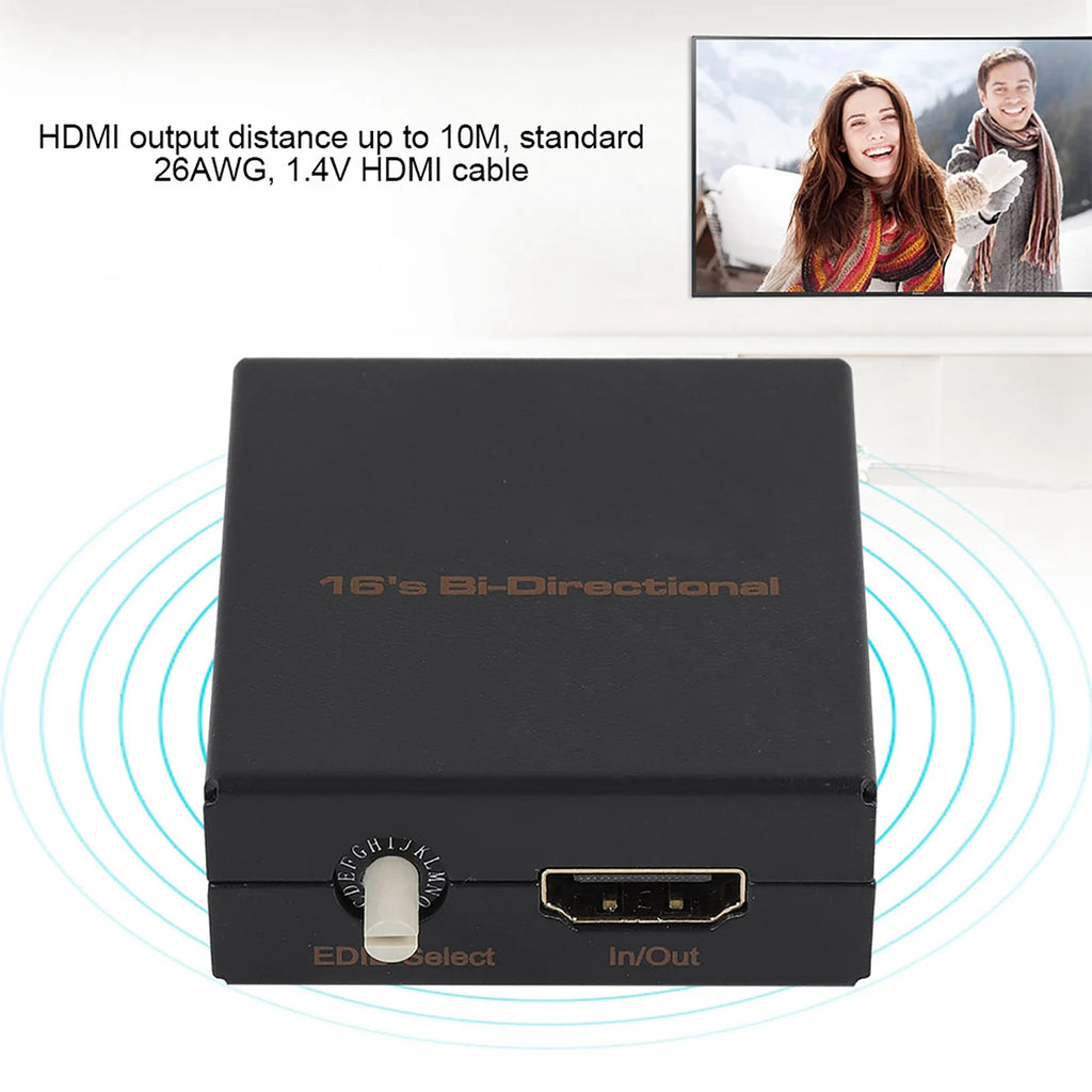 HDMI EDID Feeader Manager Emulator Support 4K CEC Black