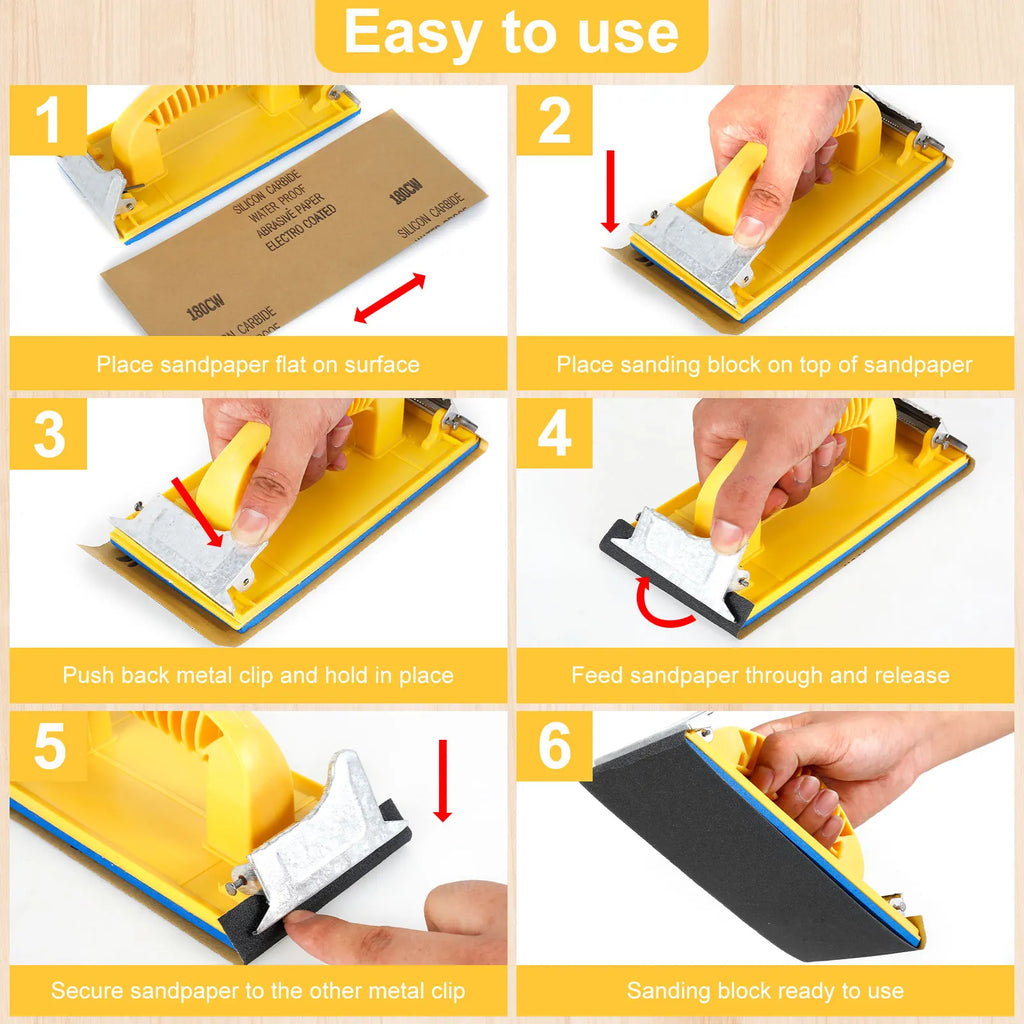 70/48Pcs Rectangle Sandpaper 120-7000 Grit Multifunctional Sanding Sheet with Sanding Block Coarse & Fine Sandpaper Hand Sander Zpaxo