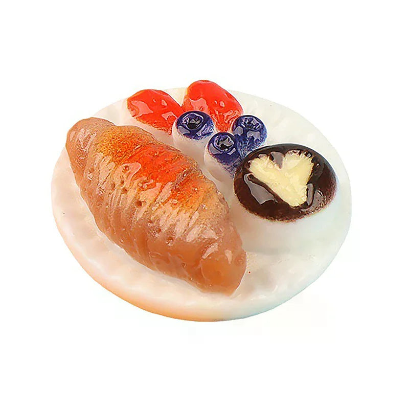 Decorative Mini Dim Sum Platter DIY Miniature Landscape Fairy Gardens Zpaxo