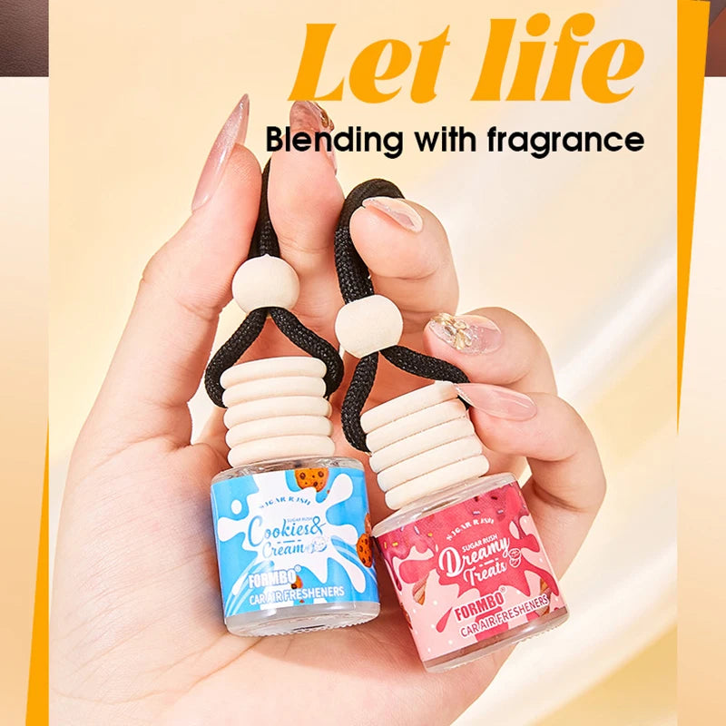 Luxury Hanging Car Air Freshener Pendant – 8ml Scent Diffuser Car Air Freshener Zpaxo