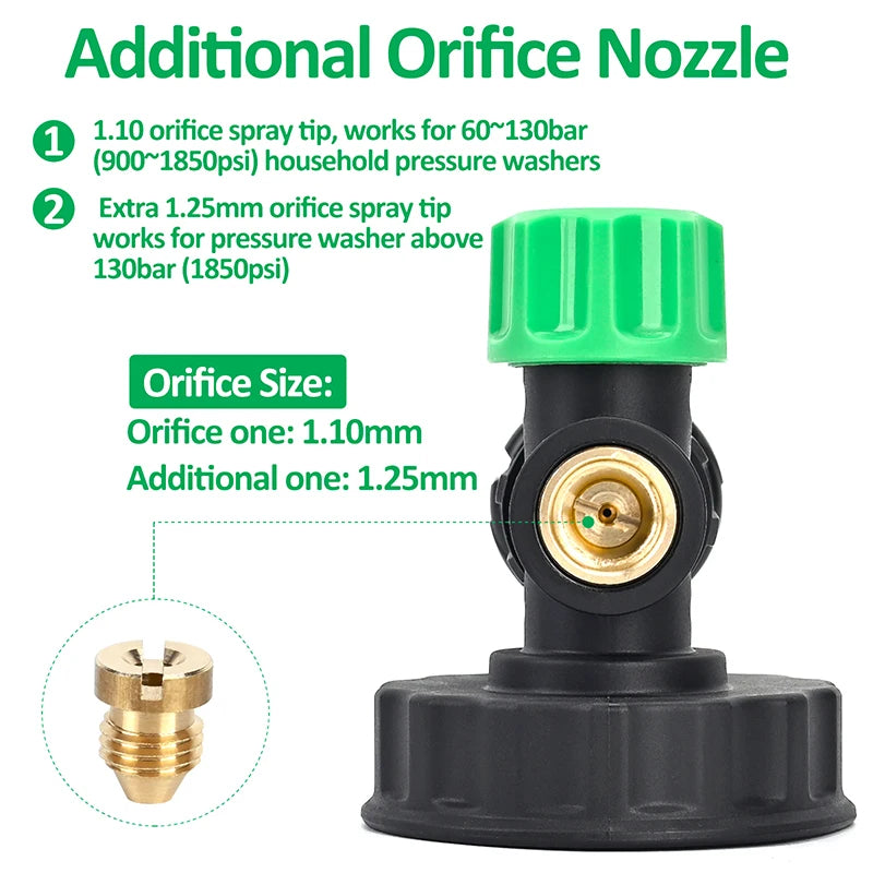 Snow Foam Cannon Lance – 1/4" Quick Connect Pressure Washer