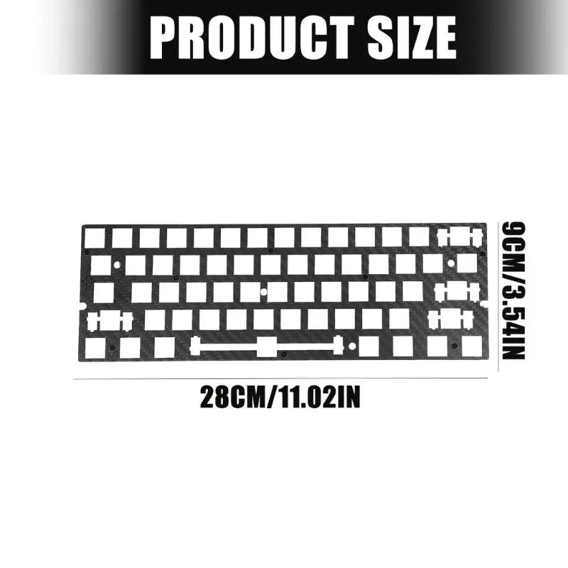 652F Keyboards Positioning Board Plate Sound Optimization For 60% Keyboards Enhances Acoustic Quality And Typing Experience Zpaxo