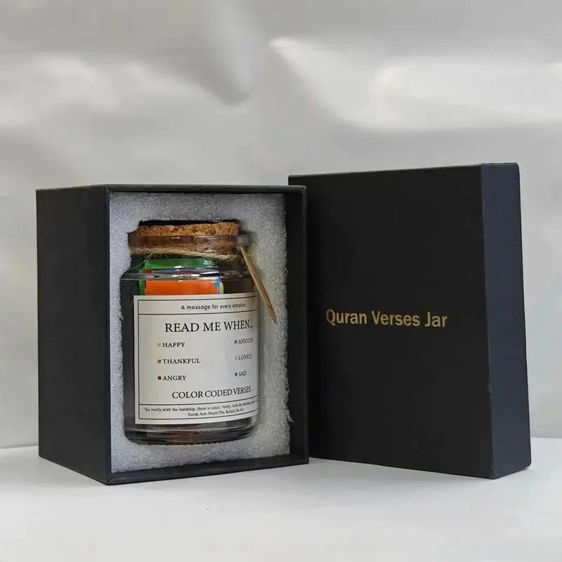 Quran Verse Jar Spiritual Comfort Verses Prayer Bottle Creative Every