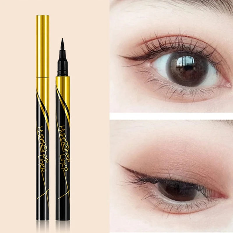 1 Black Quick-drying Eyeliner Waterproof Liquid Eye Liner Pen Long