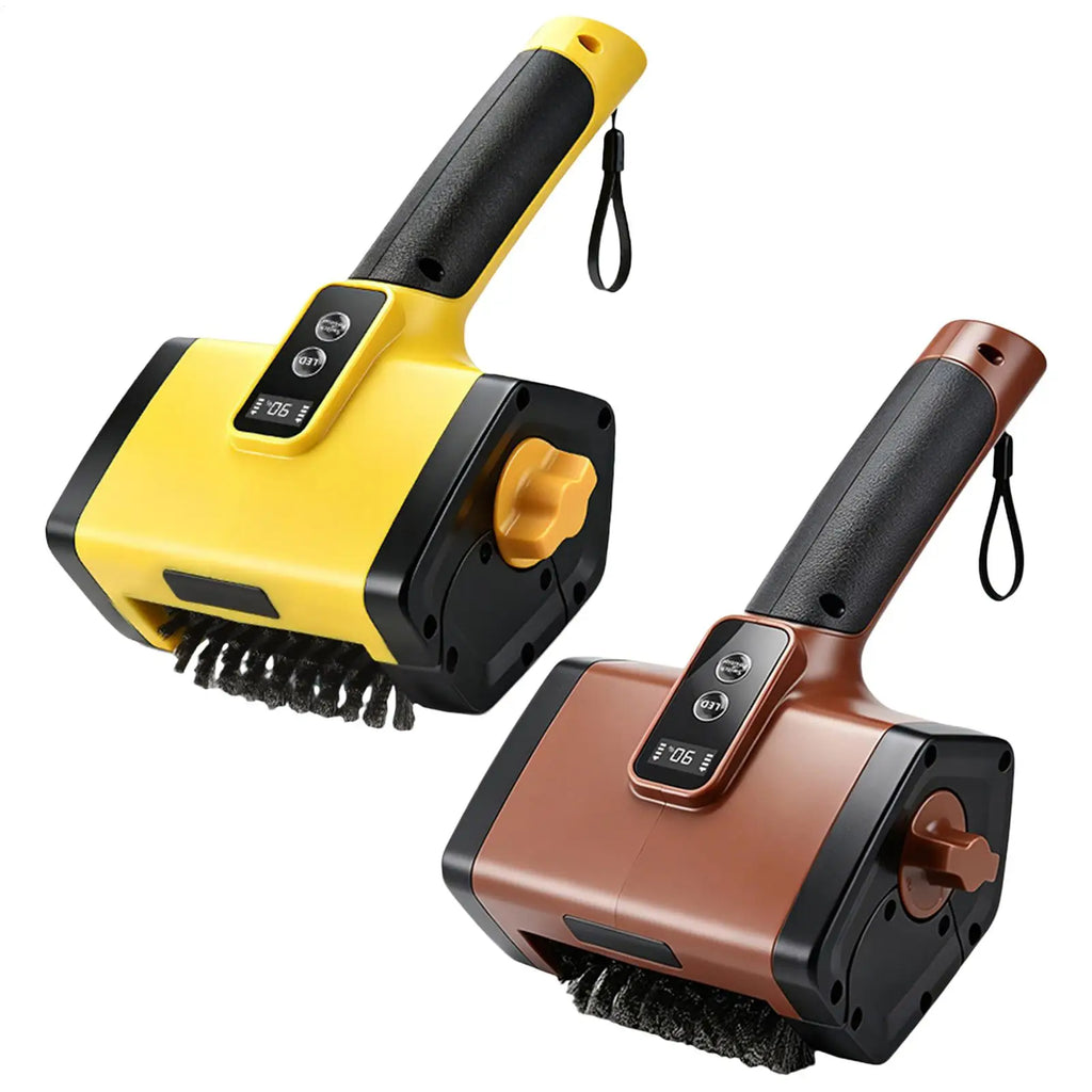 Electric Grill Brush 3000mAh 2 Powerful Speed Rechargeable Electric Grill Cleaner For Barbecue Grates Oven Kitchen Camping Zpaxo