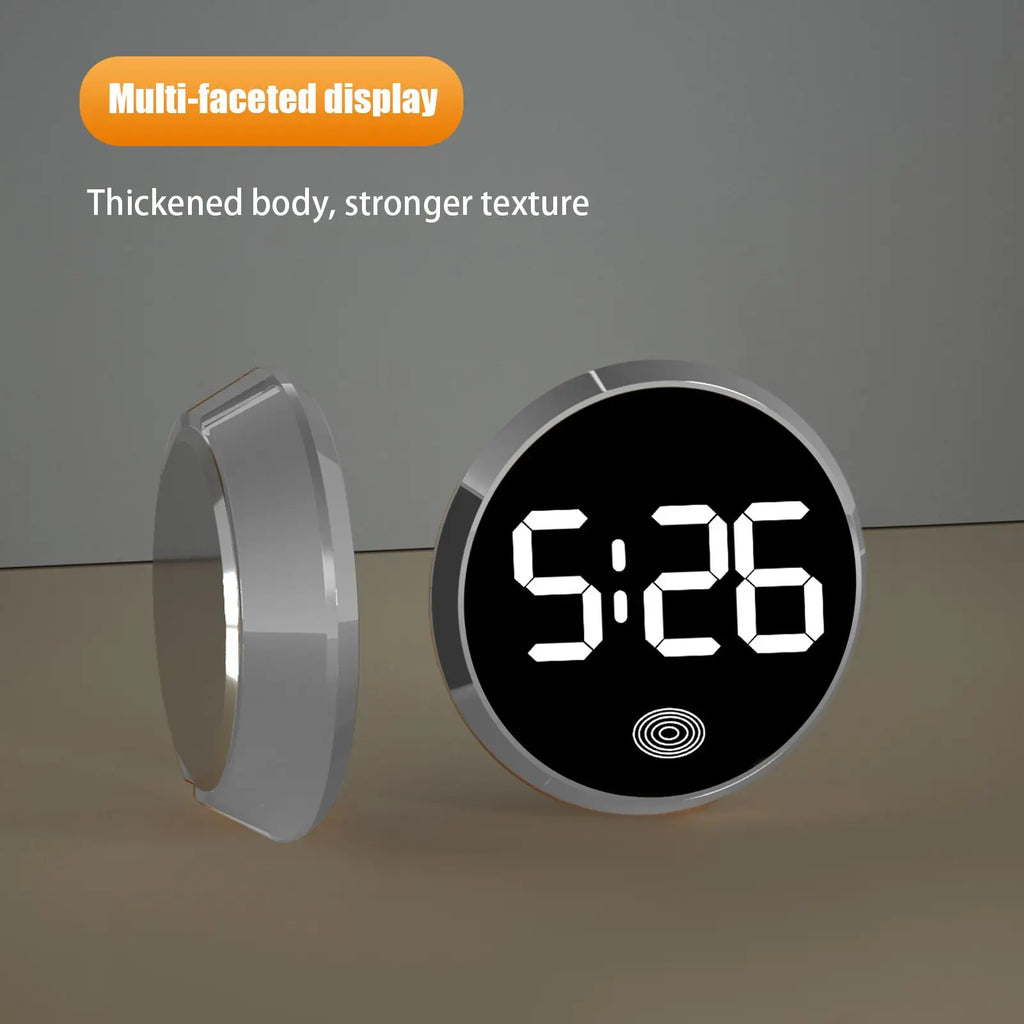 Fashionable Car LED Clock Touch-control Dashboard Watch Display Light