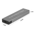 M2 SSD Case NVME Enclosure M.2 to USB 3.1 SSD Adapter w/OTG for NVME PCIE NGFF SATA M/B Key 2230/2242/2260/2280 Dual Protocol Zpaxo NVME PCIE NGFF SATA