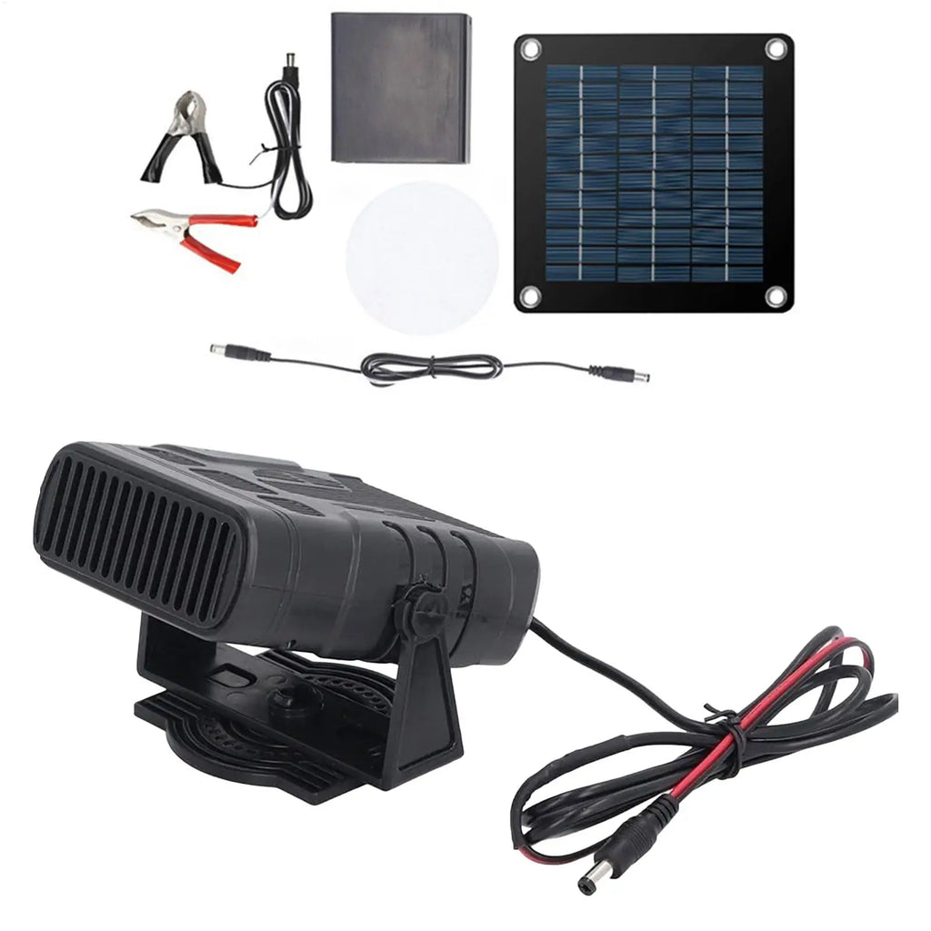 20W Solar Powered Coop Heater Overheat Protection Chicken Winter Warm