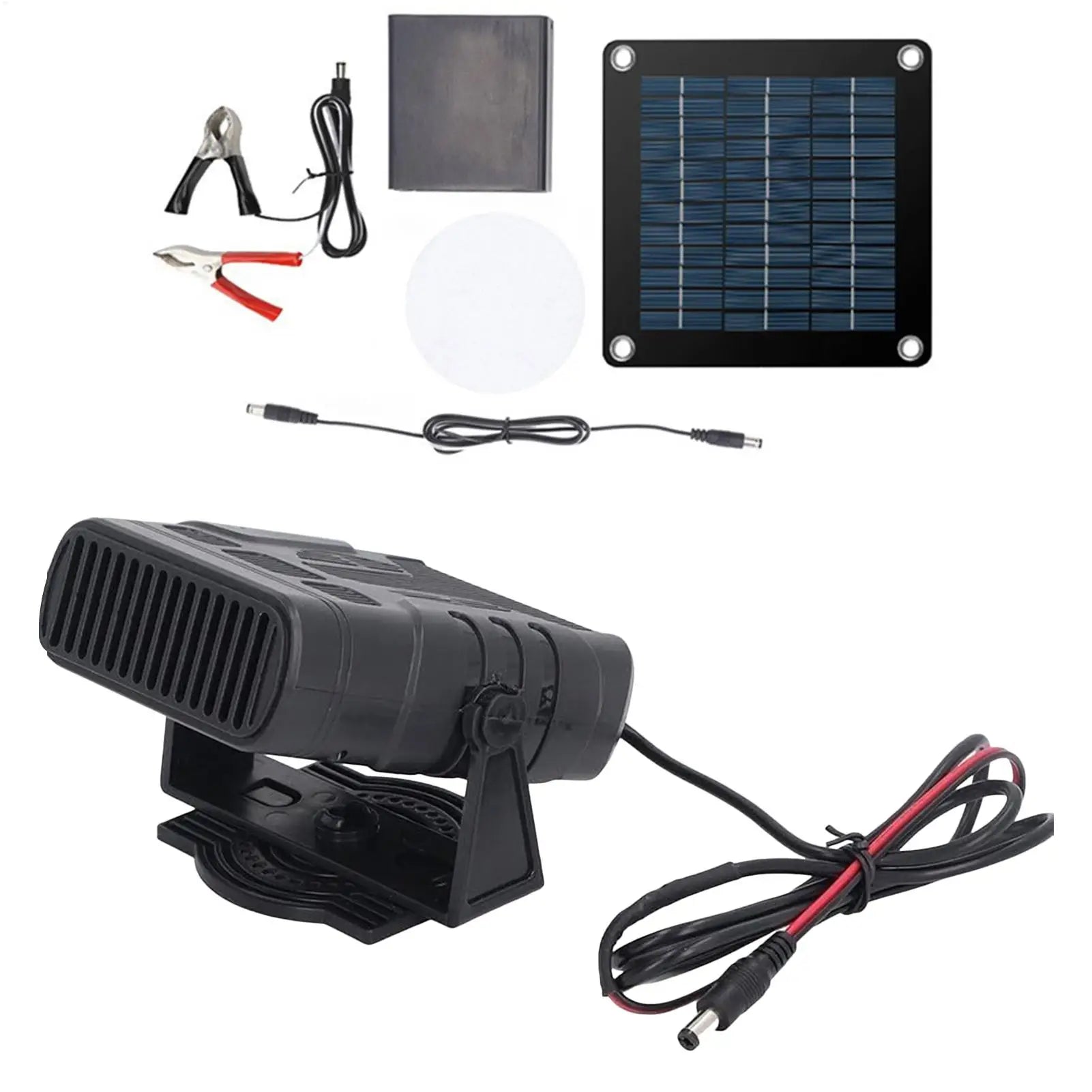 20W Solar Powered Coop Heater Overheat Protection Chicken Winter Warm