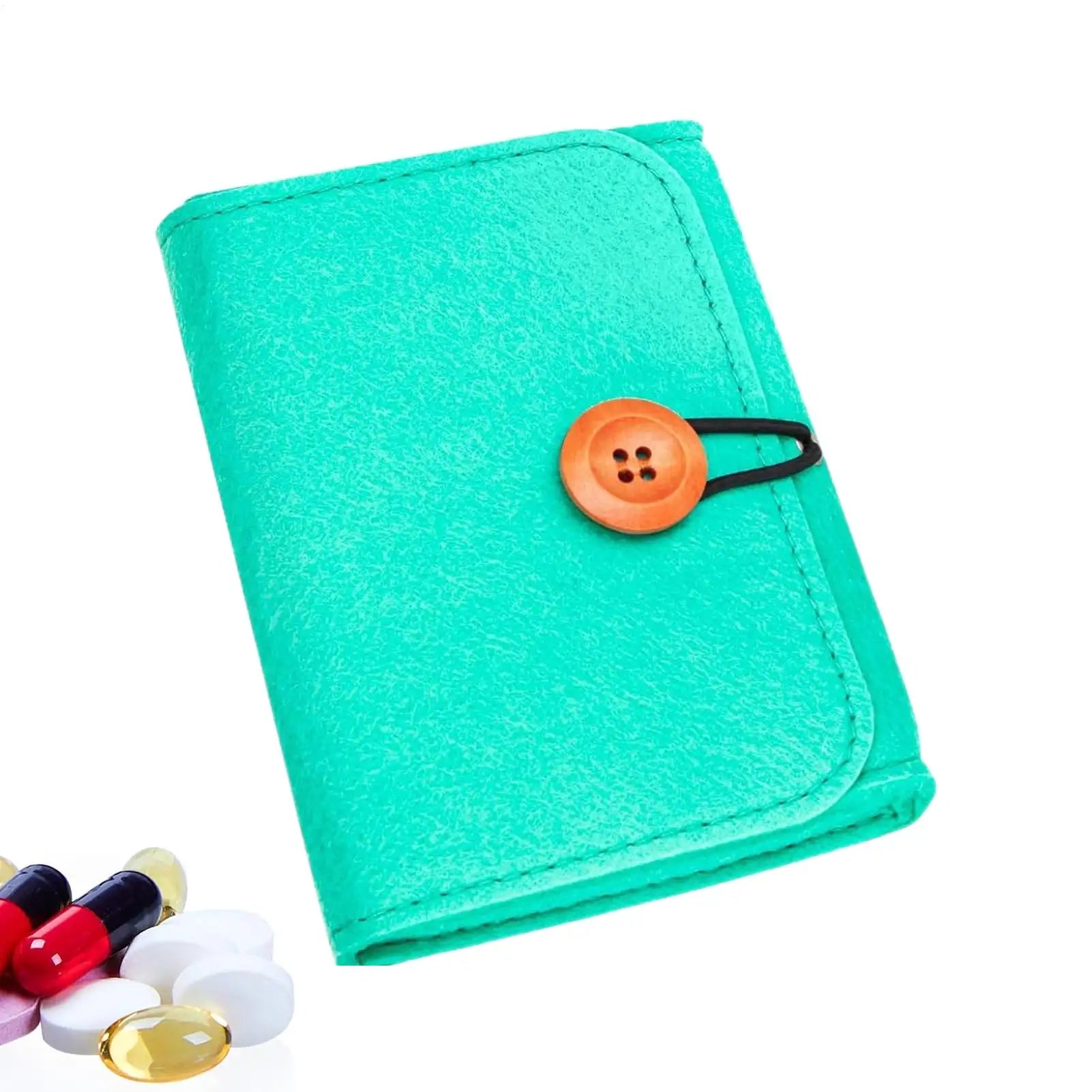 Pill Case Large Capacity Weekly Travel 7 Day Organizer Supplement