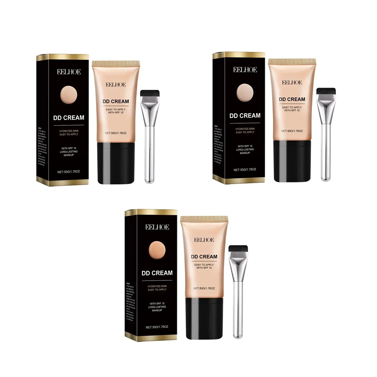 EELHOE DD Cream Foundation – Full Coverage, Oil Control, Brightening Liquid Foundation Zpaxo