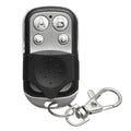 Metal Push Button Remote Control Transmitter ABCD Lock Unlock 4Button Zpaxo Black