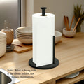 Stainless Steel Paper Towel Holder Kitchen Countertop Heavy Weighted