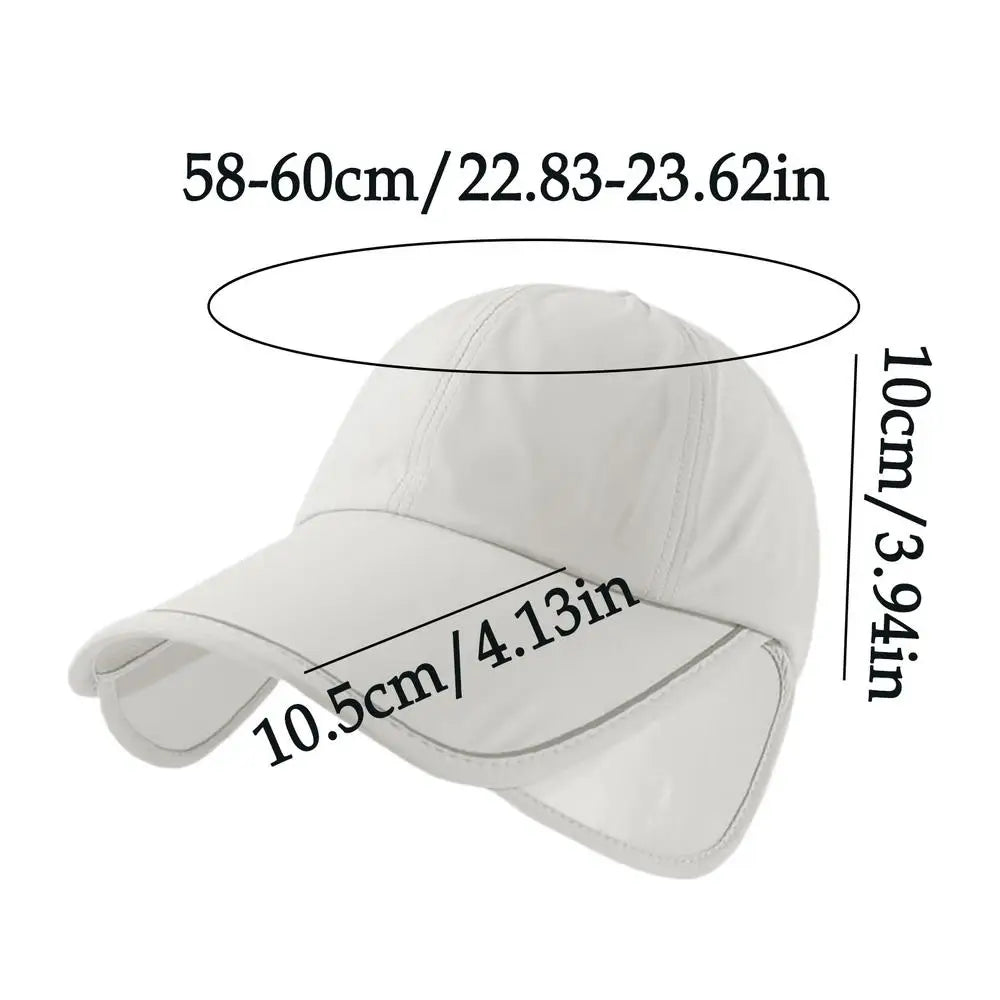 Summer Sun Protection Adjustable Sun Hat For Women Wide Brim Caps Ladies Beach Visor Hat Holiday UV Protection Sun Hat Zpaxo White 1PC
