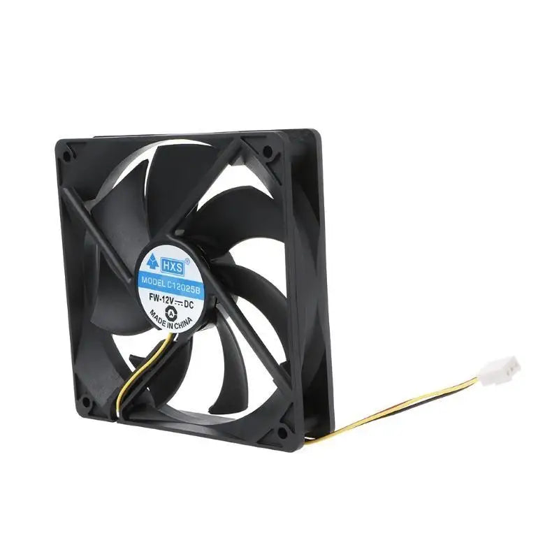 652F 12V Cooling Fan 12025 12cm Radiator Fan Large Air Volume Cooler Silent Fan 7 Blade Zpaxo