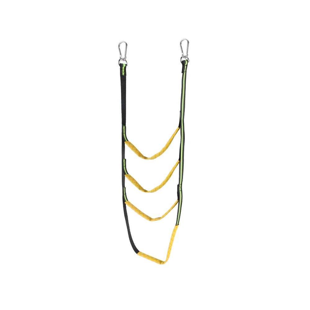 Launching Ladder Boat Folding Ladder Portable Yacht Boat Side Hanging Ladder 3/4/5 Step Boat Rope Ladder Boarding Soft Ladder Zpaxo Green 4 Step