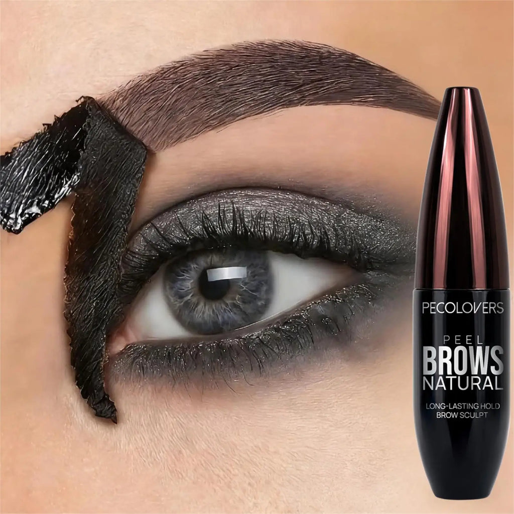 1PC Semi-Permanent Peelable Tear-Off Eyebrow Gel-Waterproof & Long Lasting, Easy to Apply ,Natural Look with Precise Application Zpaxo