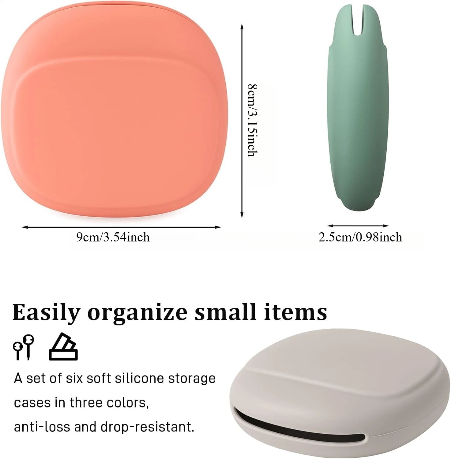 Silicone Earbud & Cable Organizer Pouches – Tangle-Free Travel