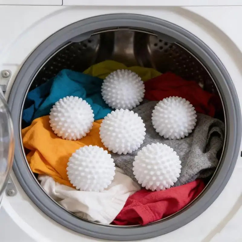 4-Pack Reusable Laundry Balls: Remove Hair, Soften, Anti-Tangle, Reduce Wrinkles, No Power Zpaxo