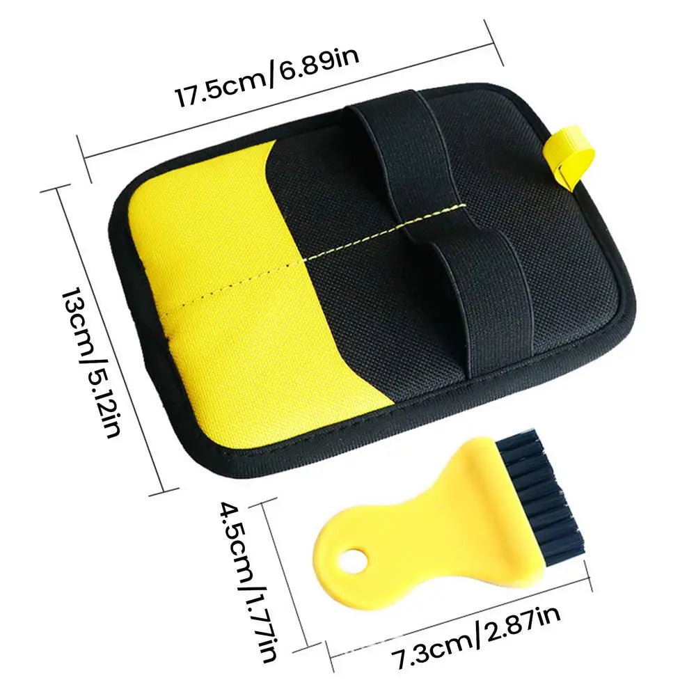 Cat Hair Removal Glove Deep Cleaning Electrostatic Pet Couch Carpet Zpaxo Yellow