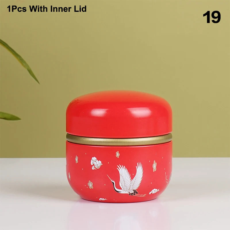 CMSmall Portable Storage Boxes Tea Caddy Box Containers Candle Cans Zpaxo 19