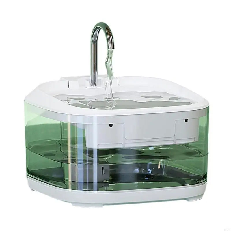 Quiet Pet Drinking Fountain Stainless Steel Design Automatic