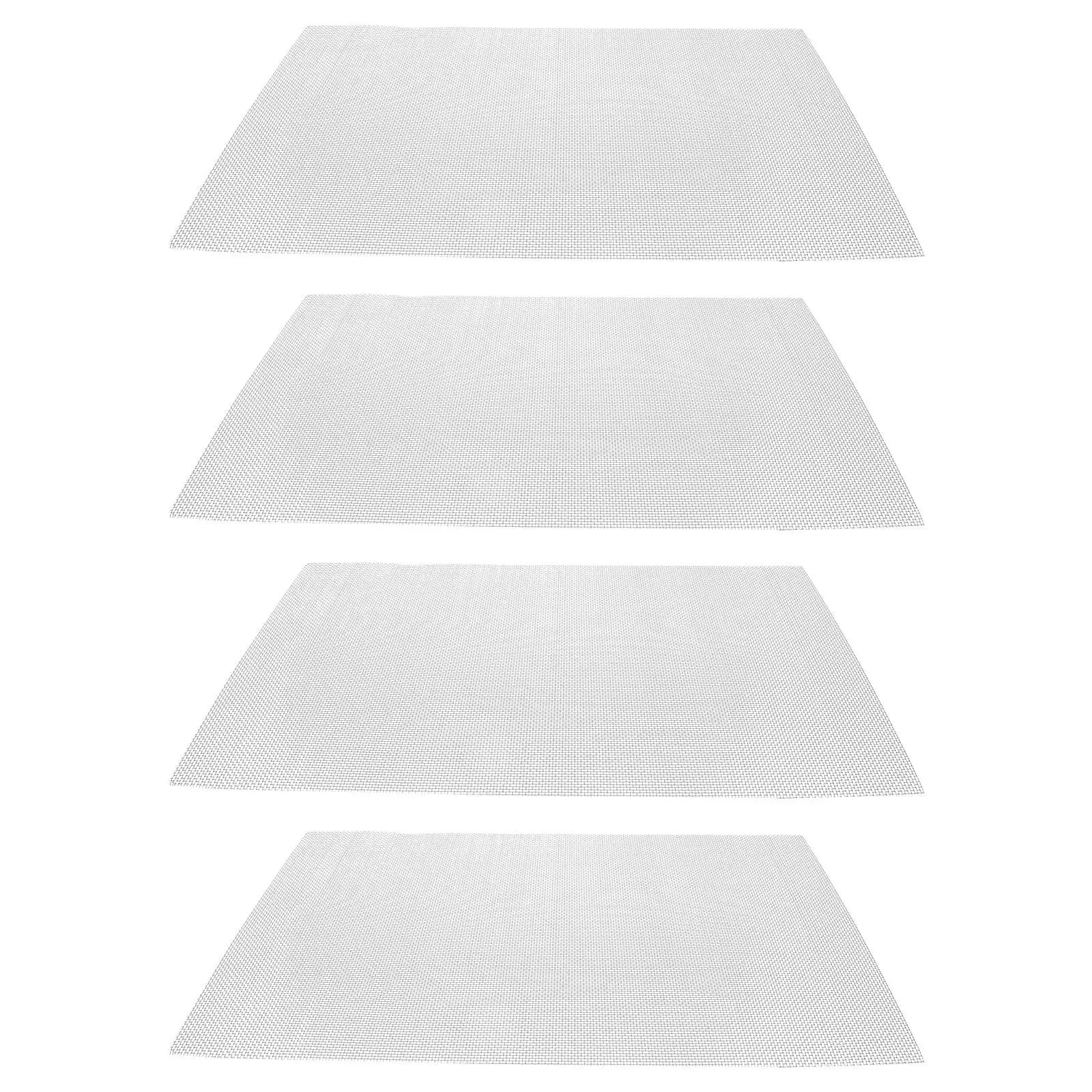 4Pcs Seed Germination Tray Pad Iron Mesh Growing Sheet Seedling Cultivation Microgreens Growing Mat Seeding Supplies Zpaxo