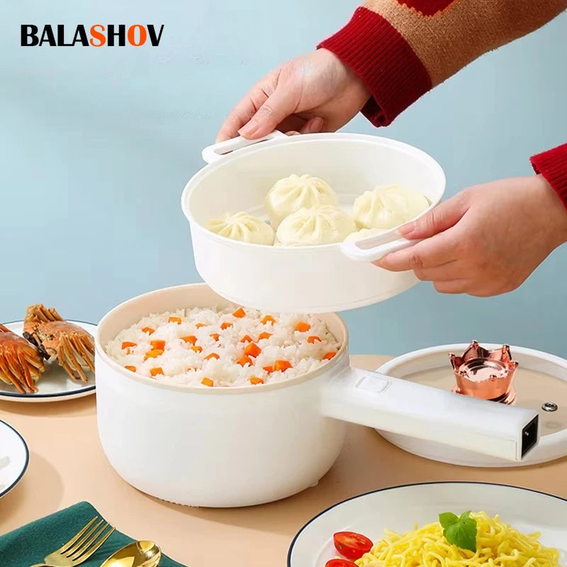 1.6L Rice Cooker Multi Cooker Non-Stick MultiCooker Steamed Rice hot Pot Electric Cookers Single Double Layer kitchen Home 220V Zpaxo