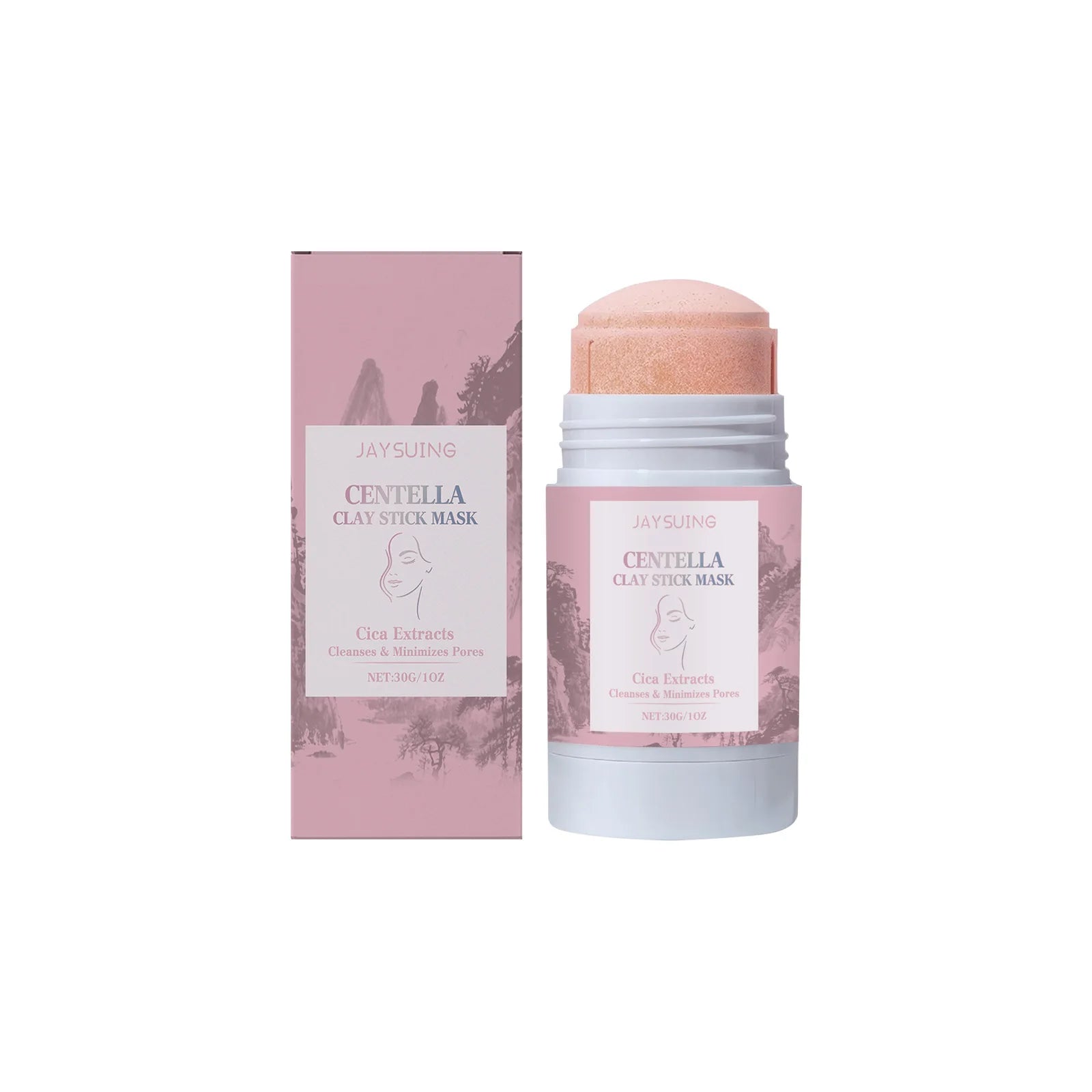 Centella Asiatica Clay Stick Mask – Pore Cleansing & Blackheads Clay Face Mask Zpaxo 30g 30g