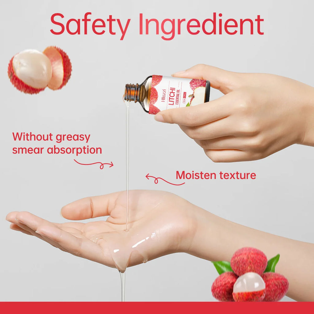 30ml Lychee Essential Oil Pure Plant Essential Oil Multi-purpose Aromatherapy Diffuser Humidifier Soap Fruit Essential Oil Zpaxo