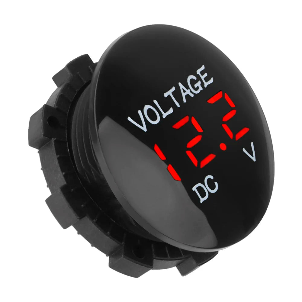 Voltage Meter Tester DC 12V-24V Car Auto Motorcycle Boat Mini Digital