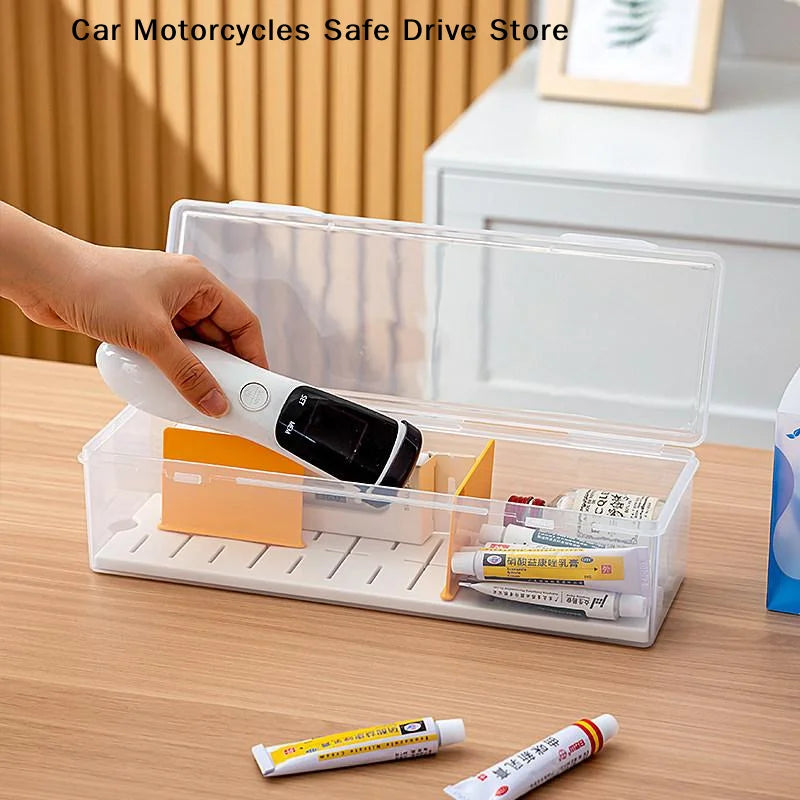 CMClear Plastic Compartmentalized Organizer Box Holds 550+ Game Cards