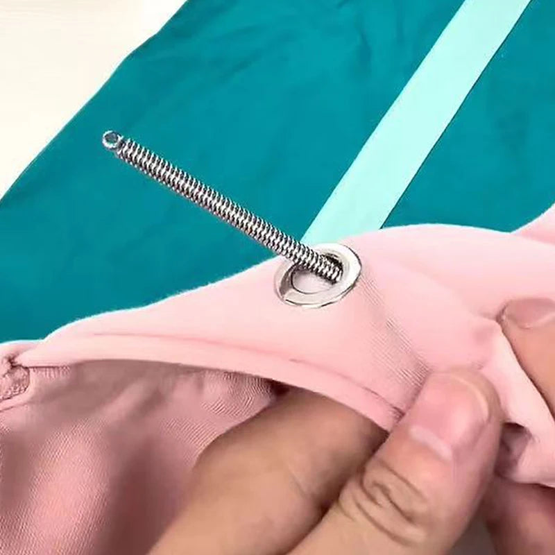 Bendable Spring Threading Tool Stainless Steel Drawstring Threader Zpaxo