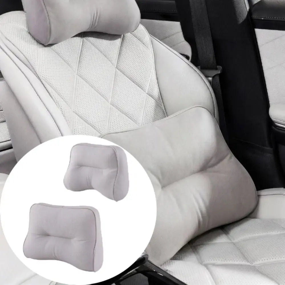 Superfine Mohair Car Headrest Lumbar Support Seasonally Versatile Zpaxo