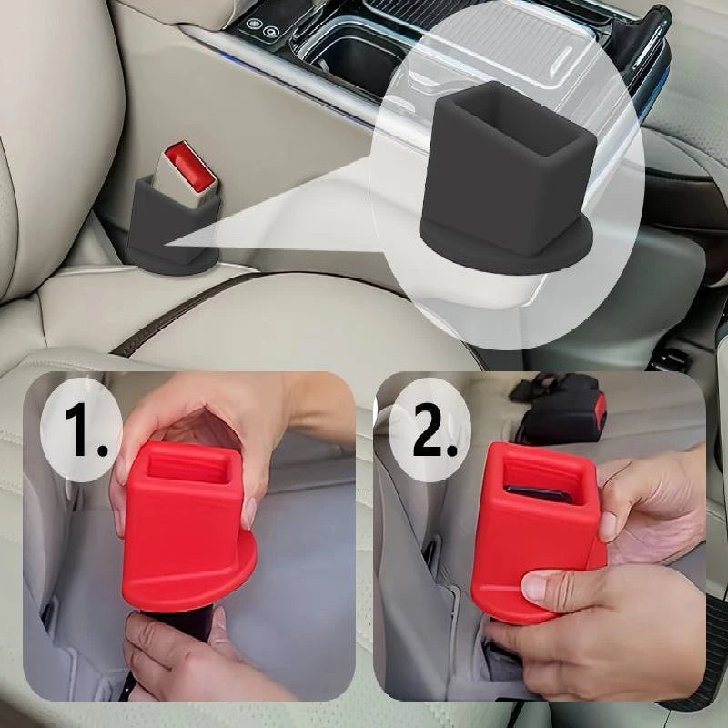 Carseat Belt Cover Seat Fastener EVA Material Card Slot Bracket Make